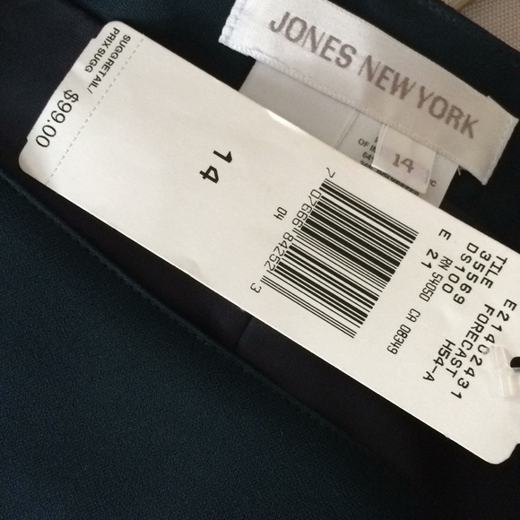 Jones New York classic forest green skirt for work - Picture 7 of 8